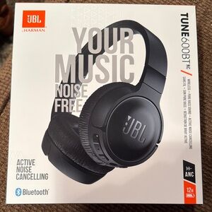 JBL Tune 600BTNC On-Ear Black Headphones